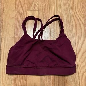 Lululemon Athletica Deep Purple Strappy Sports Bra